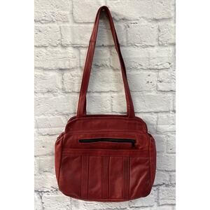 Lopez Camacho Red Shoulder Purse Bag
